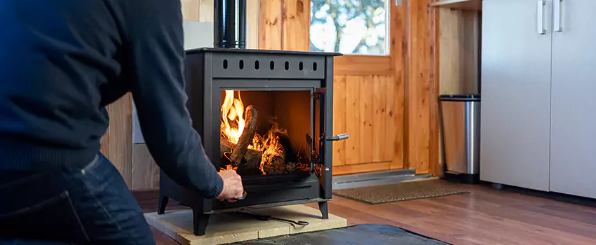 Open Hearth Wood Fireplace Installation in Statesville, NC