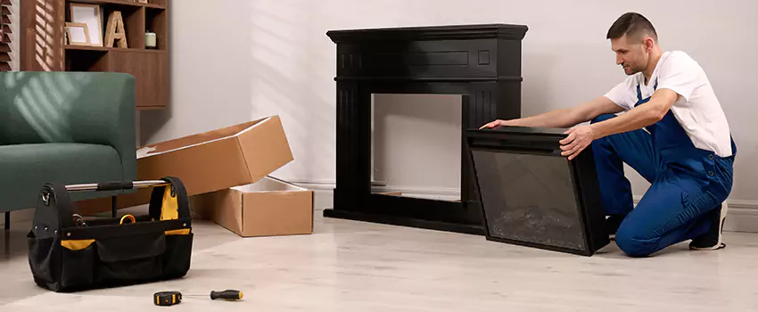 Old Rusted Metal Fireplace Repair And Replacement in Statesville, NC