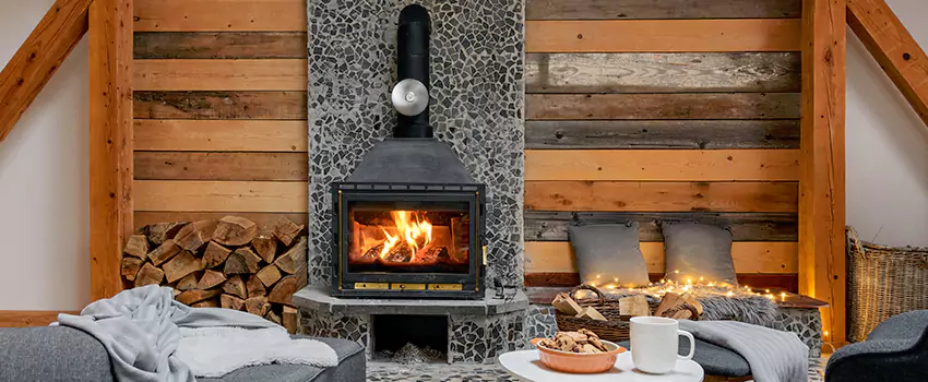 Thelin Hearth Products Direct Vent Gas Stove Fireplace Inspection in Statesville, North Carolina